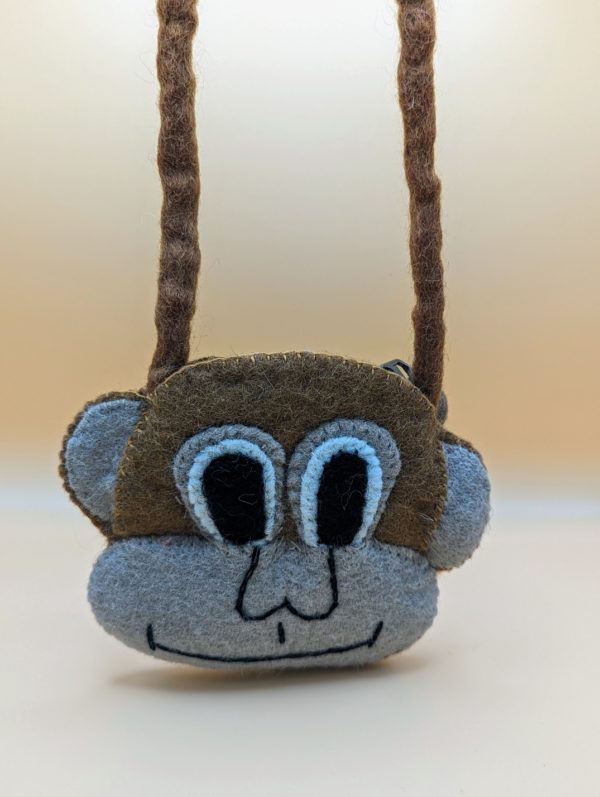 Monkey Woolen Bag